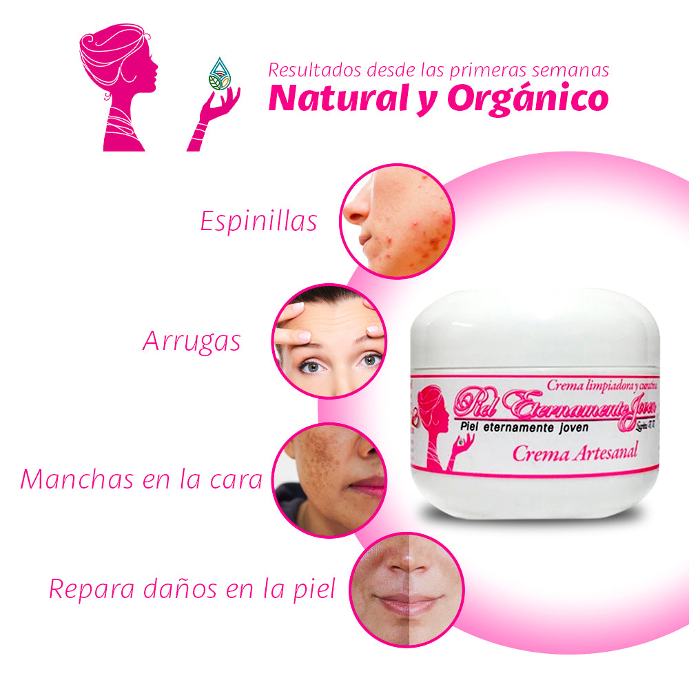 Crema Artesanal Piel Eternamente Joven Lupita TT